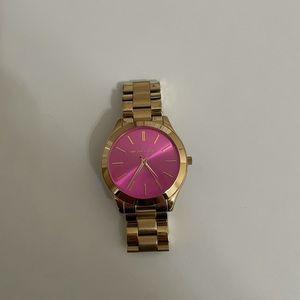 Michael Kors Pink Gold Watch
